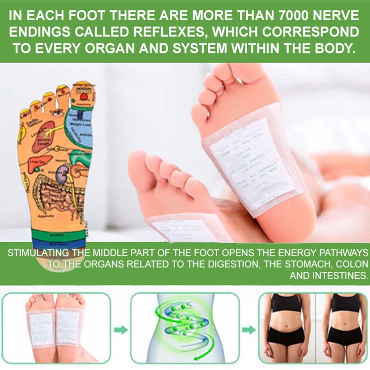 Natural Sugar Reducing and Detoxifying Foot Patch