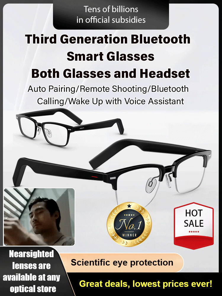 Smart Bluetooth Anti-Blue Light Glasses