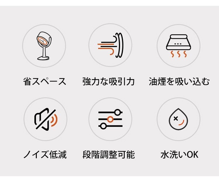 卓上レンジフードの使用シーン