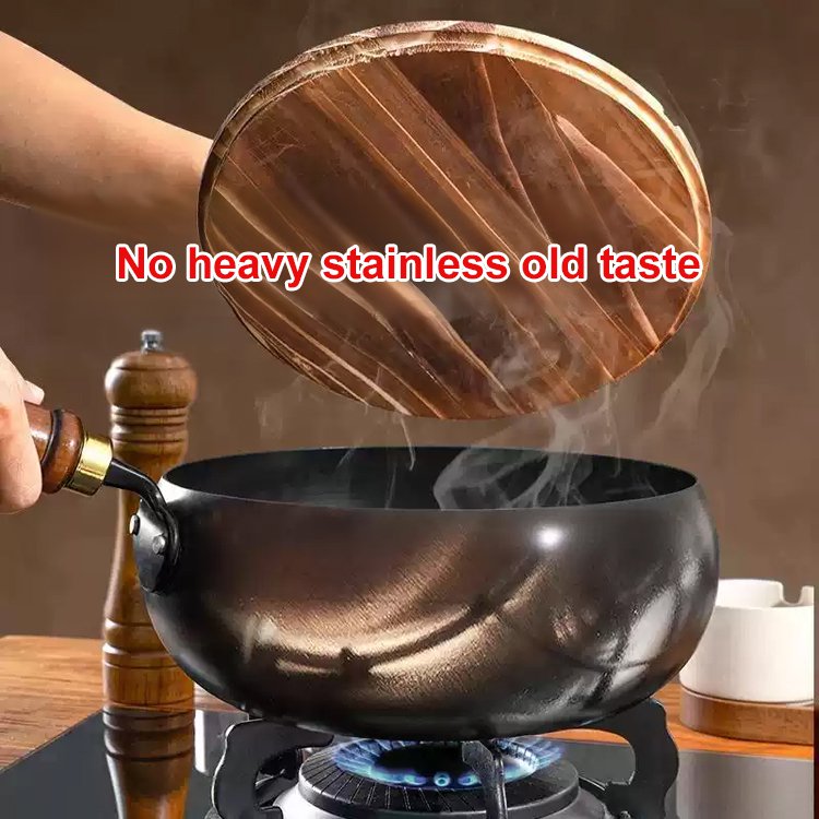 Hand-forged Zhangqiu cast iron pot belly pot