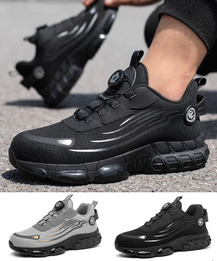 Zapatos de seguridad resistentes al desgaste y a las perforaciones.