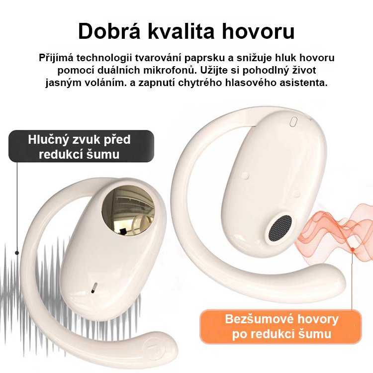 180° otočné otevřené OWS Bluetooth sluchátka