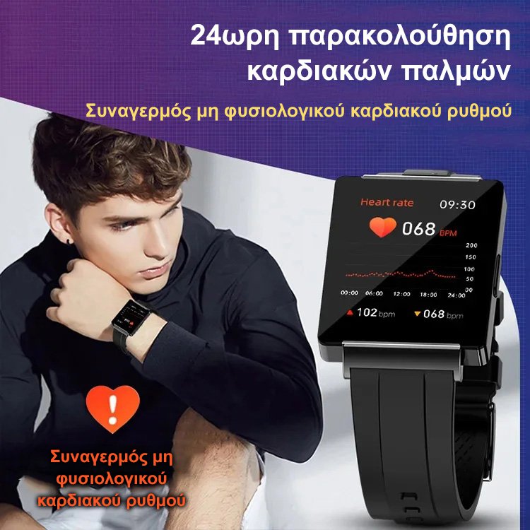 Μη επεμβατικό έξυπνο ρολόι γλυκόζης αίματος