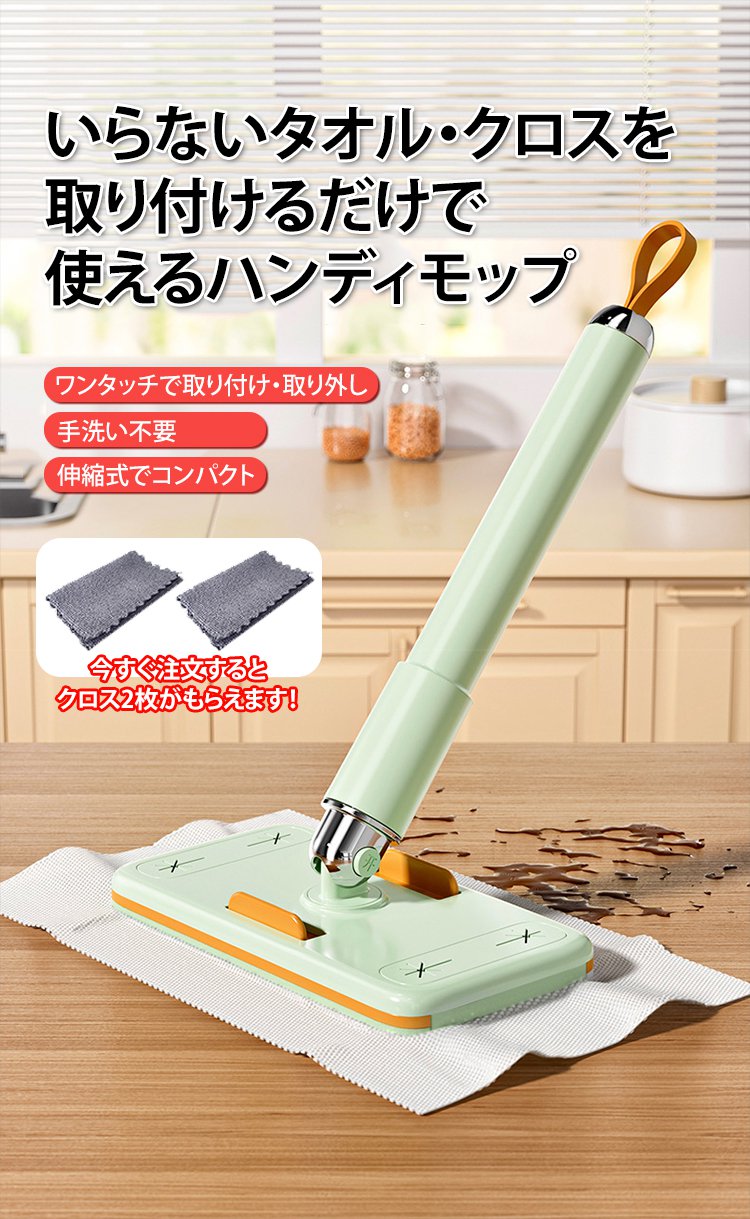 ハンディモップの全体写真