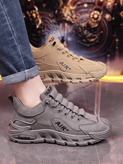 5cm pánské volnočasové boty s hrubou podrážkou