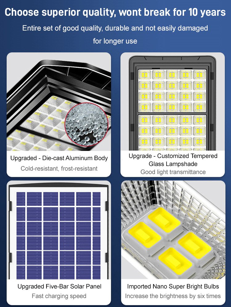 [Automatic charging during the day, lighting at night] Solar Street Light