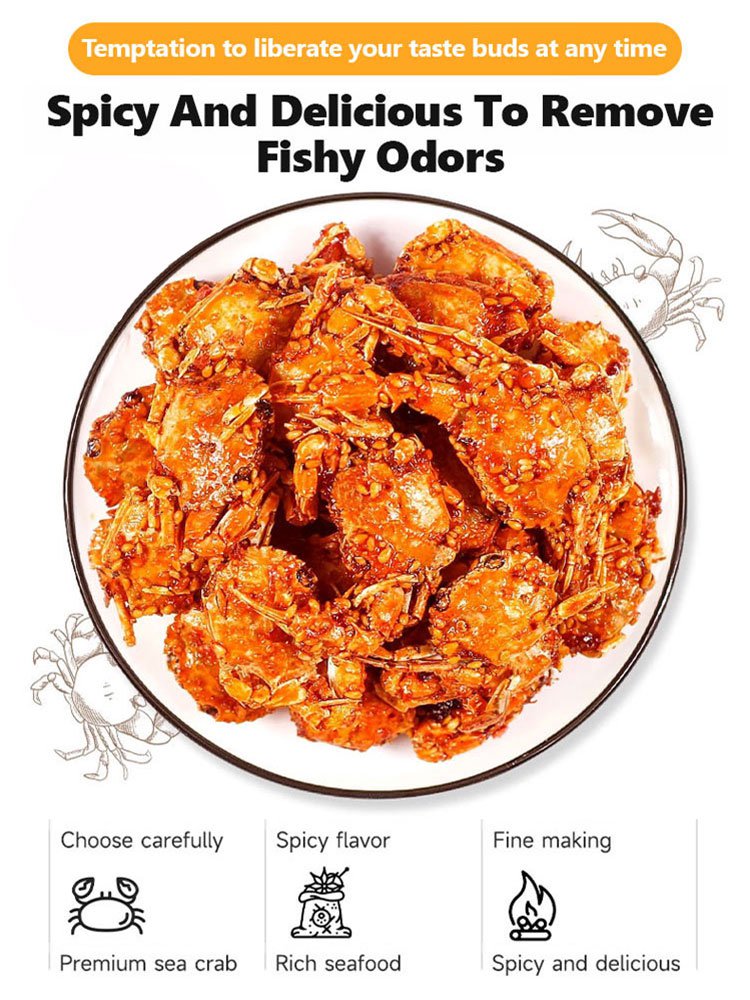 【0 Fat High Protein】Crispy Sweet Spicy Sea Crab