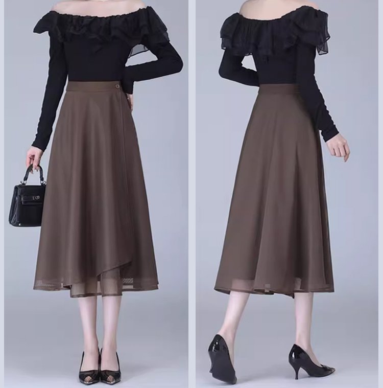 컴포트 하이웨스트 원피스 원피스 양복 우산 스커트 양복 컴포트 원피스 우산 스커트 하이웨스트 원피스