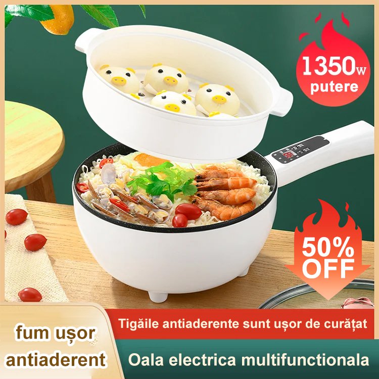 Tigaie electrică multifuncțională inteligentă all-in-one