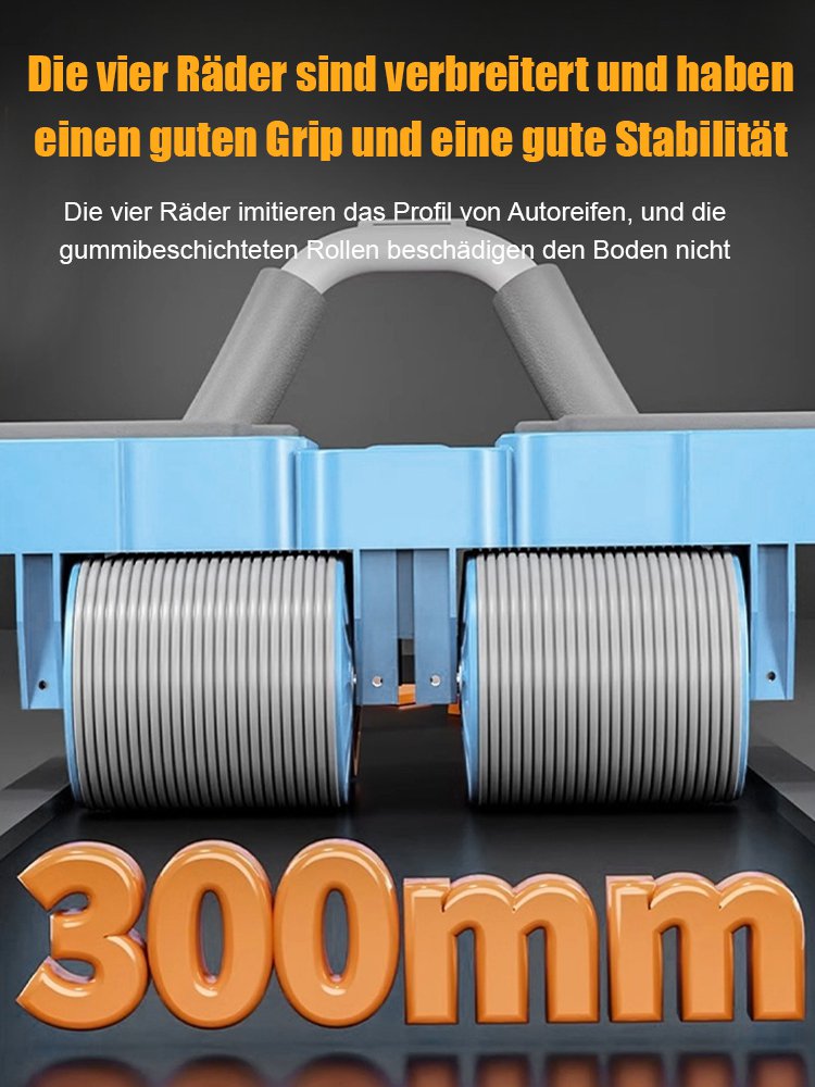 Vier Runden automatisches Rebound-Bauchstraffungs- und Curling-Bauchmuskel-Fitnessrad