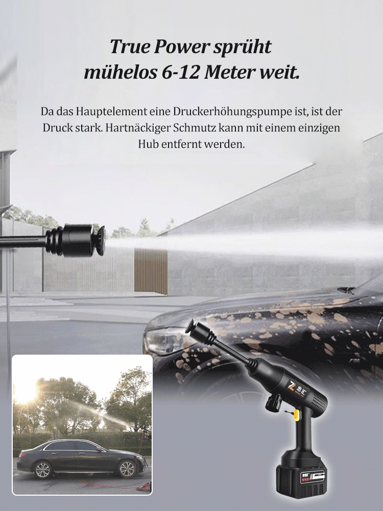 Kabellose Lithium-Autowaschwasserpistole