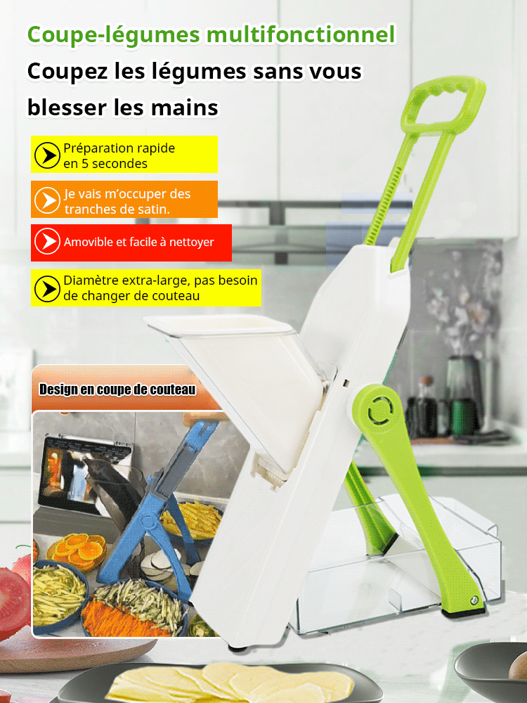 Coupe-légumes multifonctionnel domestique