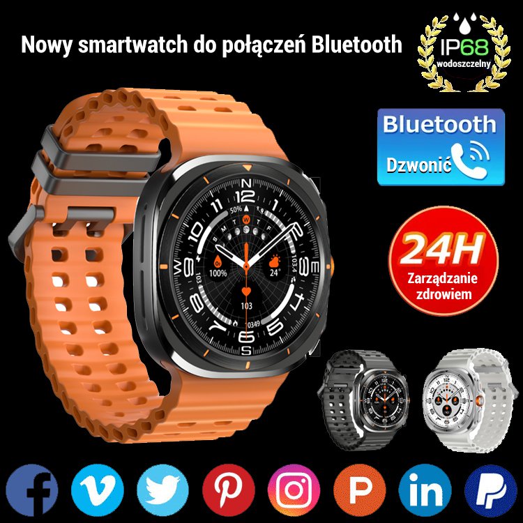 Nowy smartwatch do rozmów Bluetooth