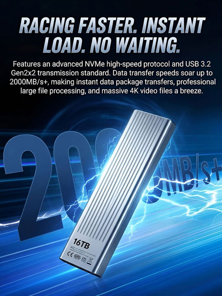 Portable High-Speed SSD Solid-State Drive