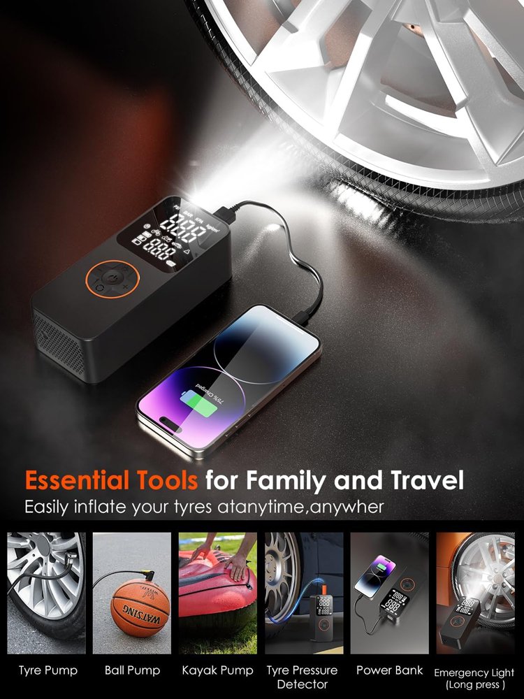 Portable Mini Digital Air Pump