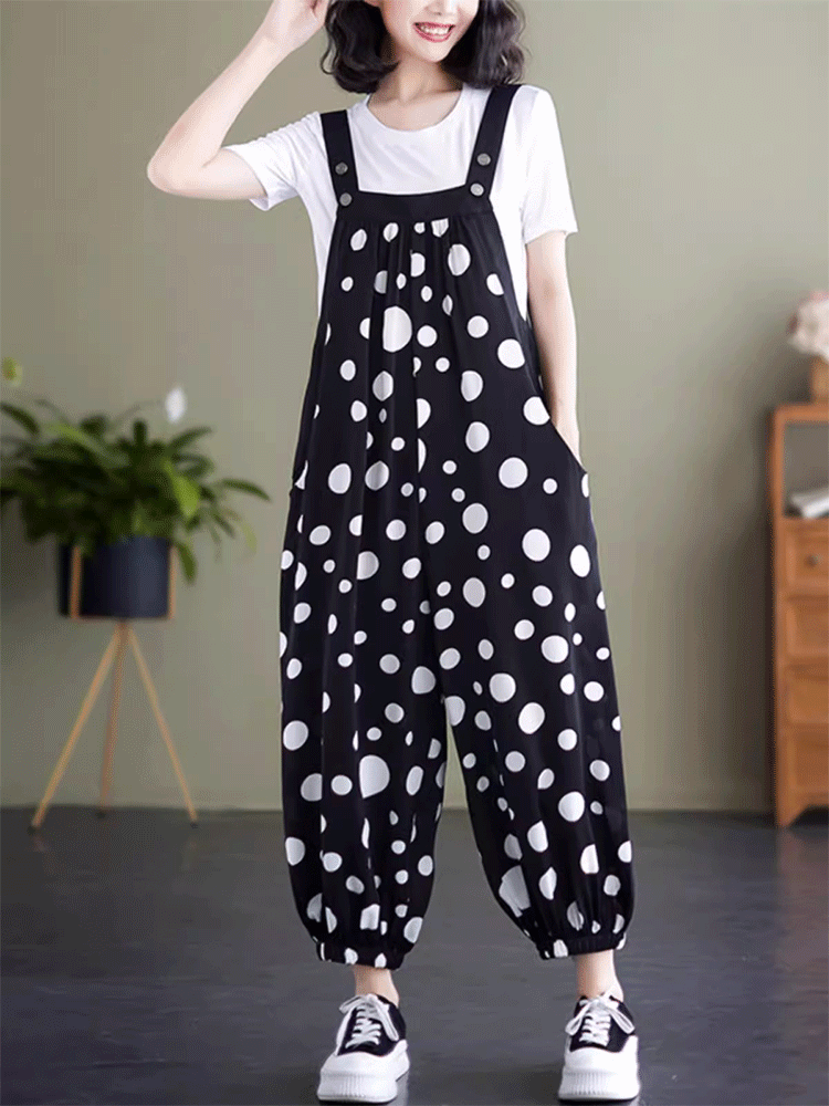 カジュアルサロペット