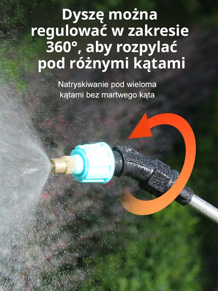 【9L Duża Pojemność】Elektryczny Opryskiwacz Plecakowy
