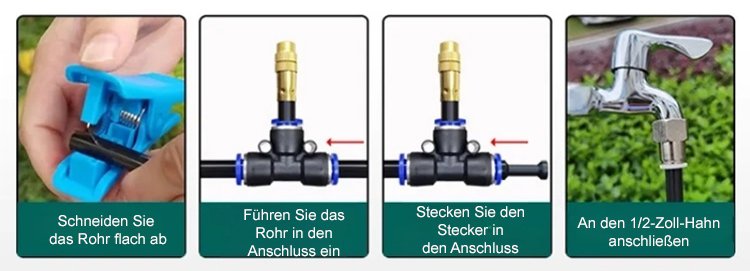 Praktischer universeller Sprühkopf für Nebel