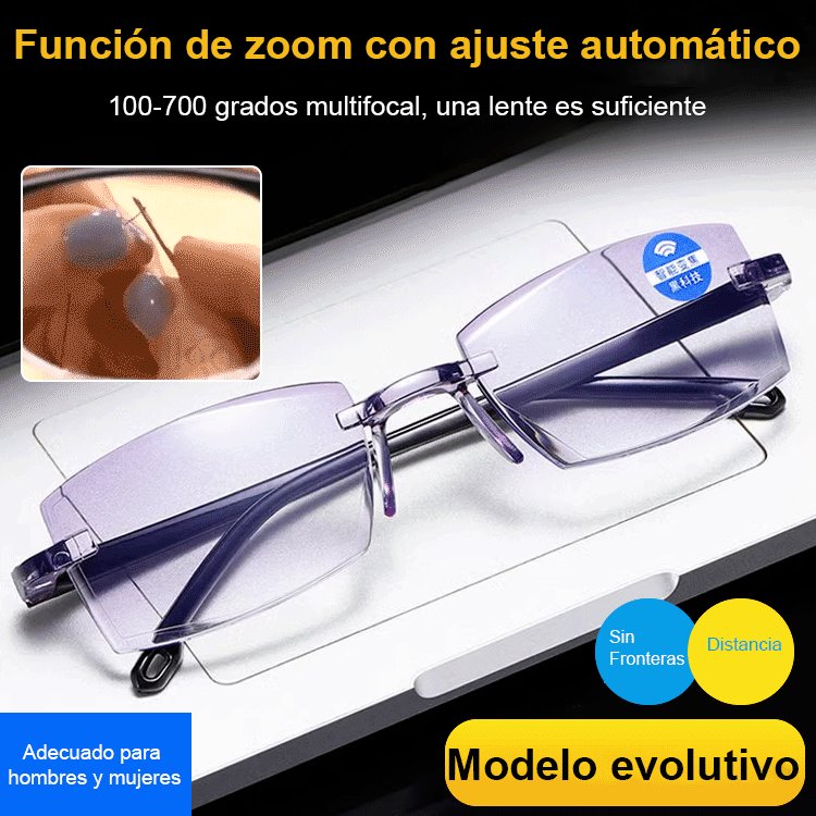 Gafas de lectura a prueba de radiación con tecnología negra