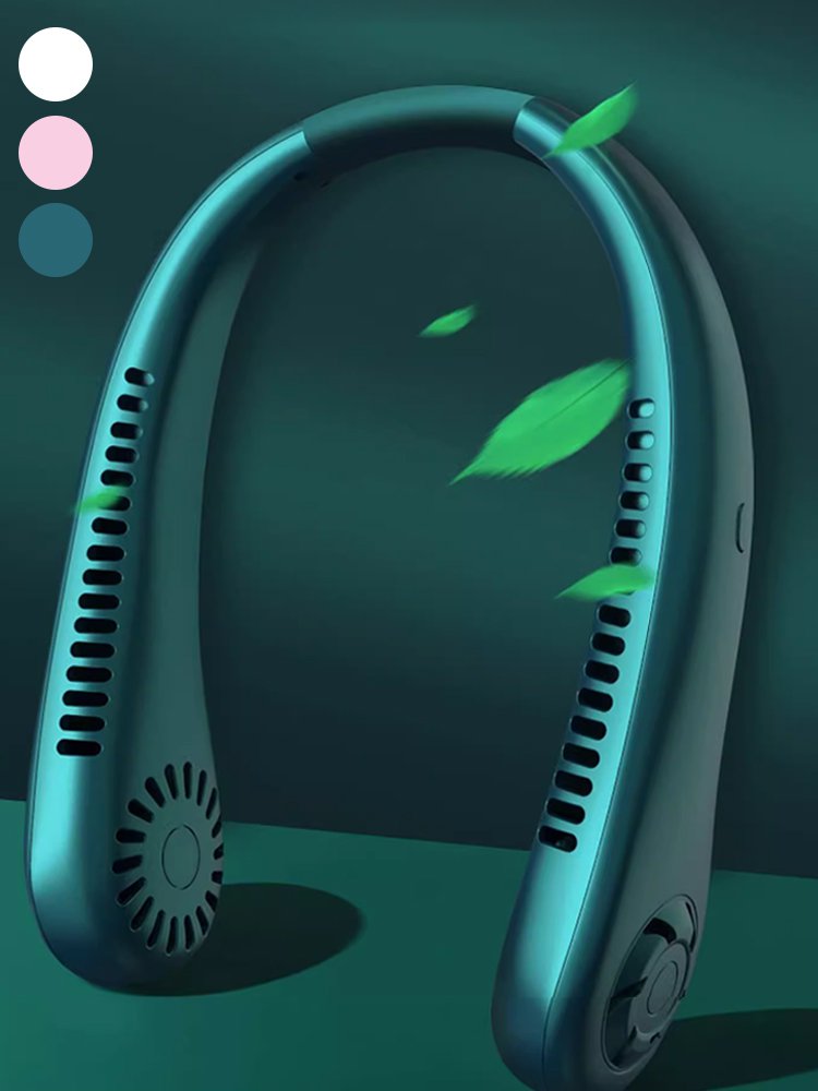 날개 없는 목걸이식 선풍기