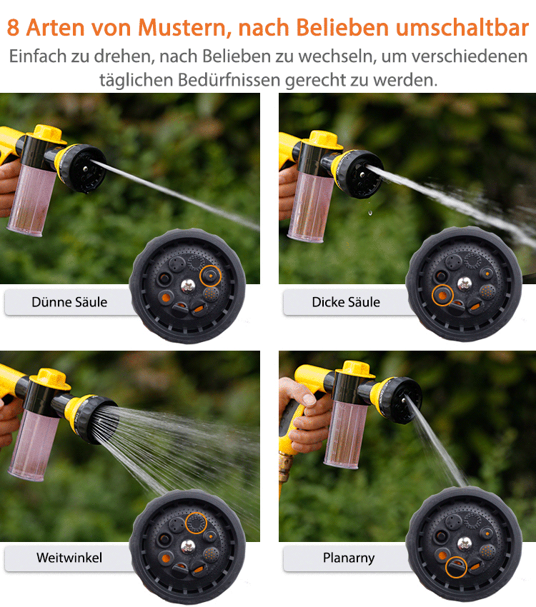 Multifunktionale Autowaschwasserpistole