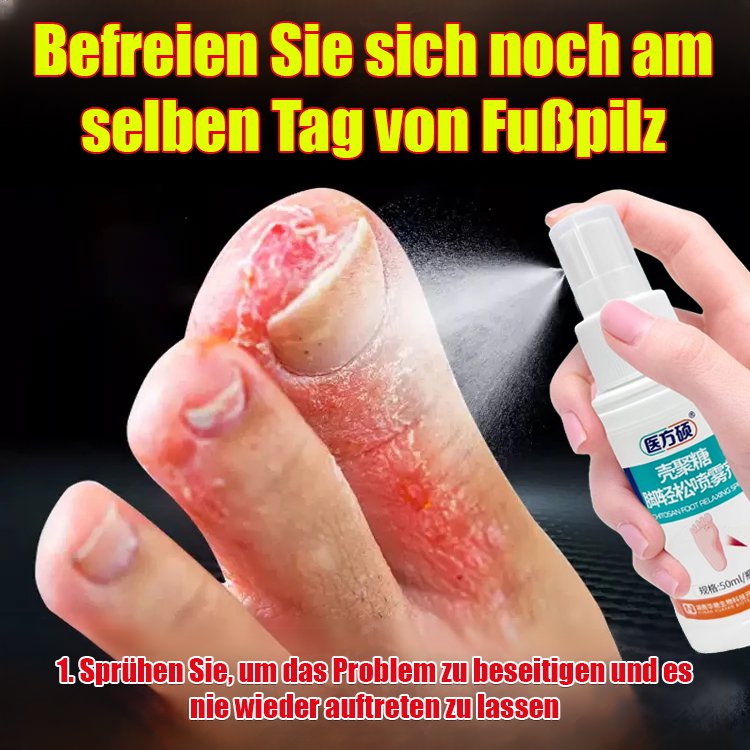 Medizinisches Chitosan Fußentspannungsspray