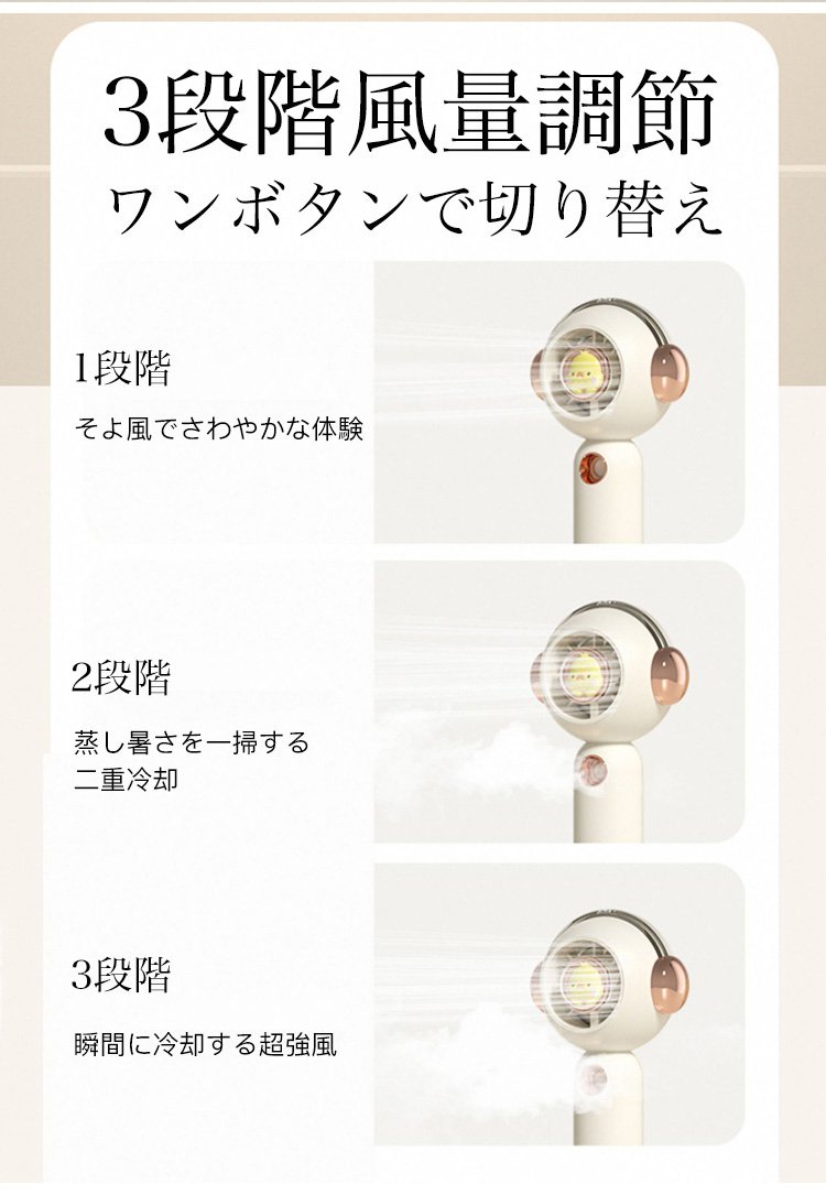 夏の熱中症対策におすすめの携帯扇風機