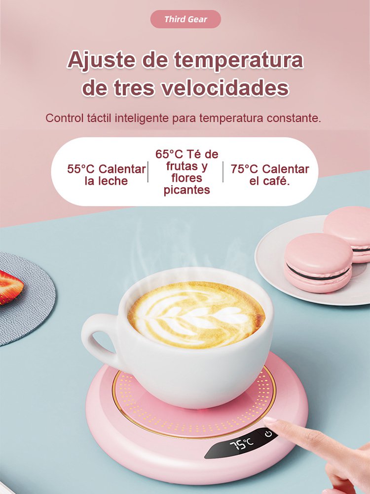Estera calefactora para tazas