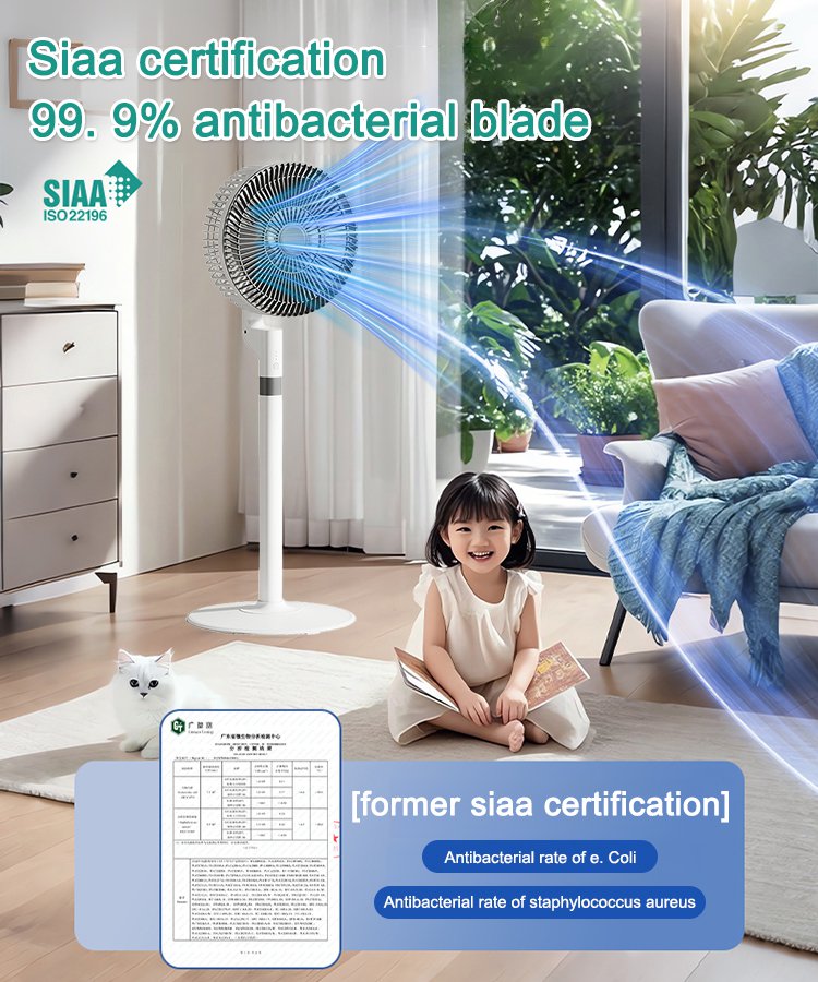 New floor-standing silent circulation fan