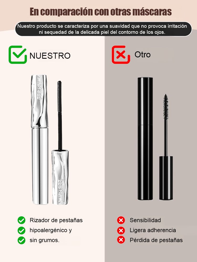 【Vergroot de ogen】Kleine stalen buis mascara