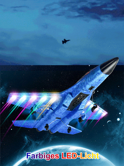 Wasserdichtes ferngesteuertes Flugzeug mit LED-Licht
