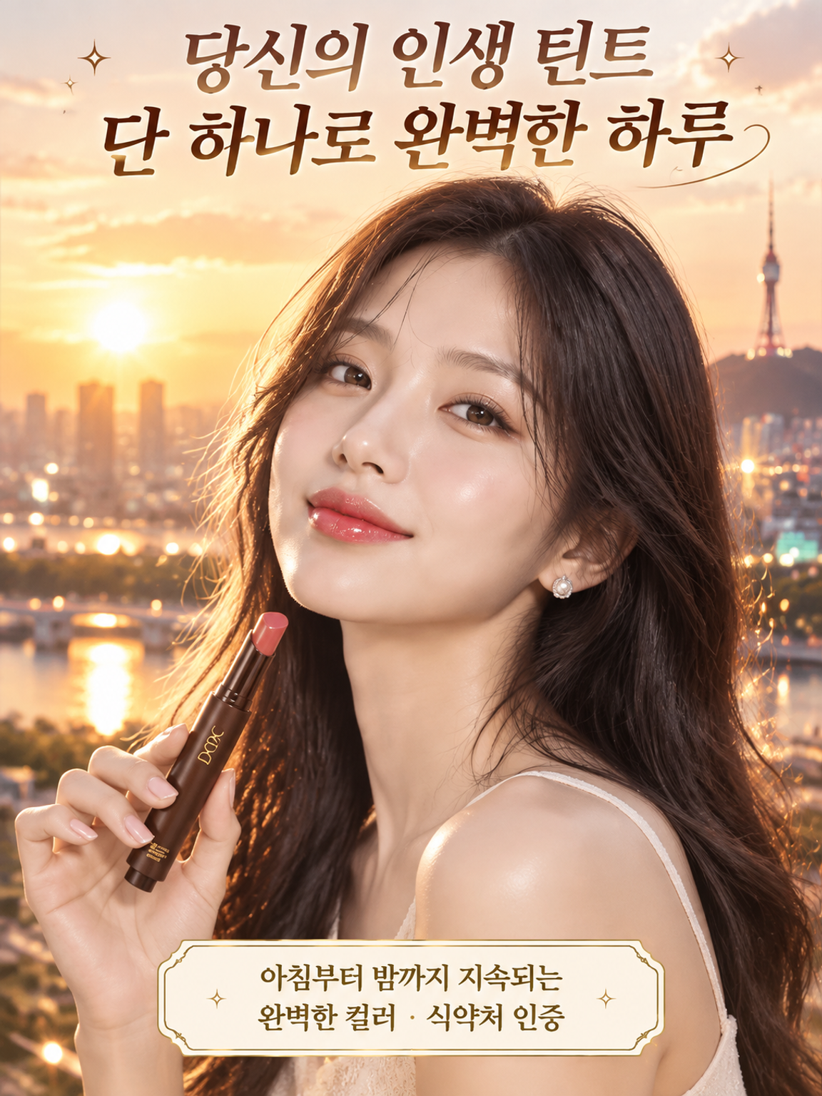 긴자 쇼케이스급 고체 유리 워터글로스 립마커