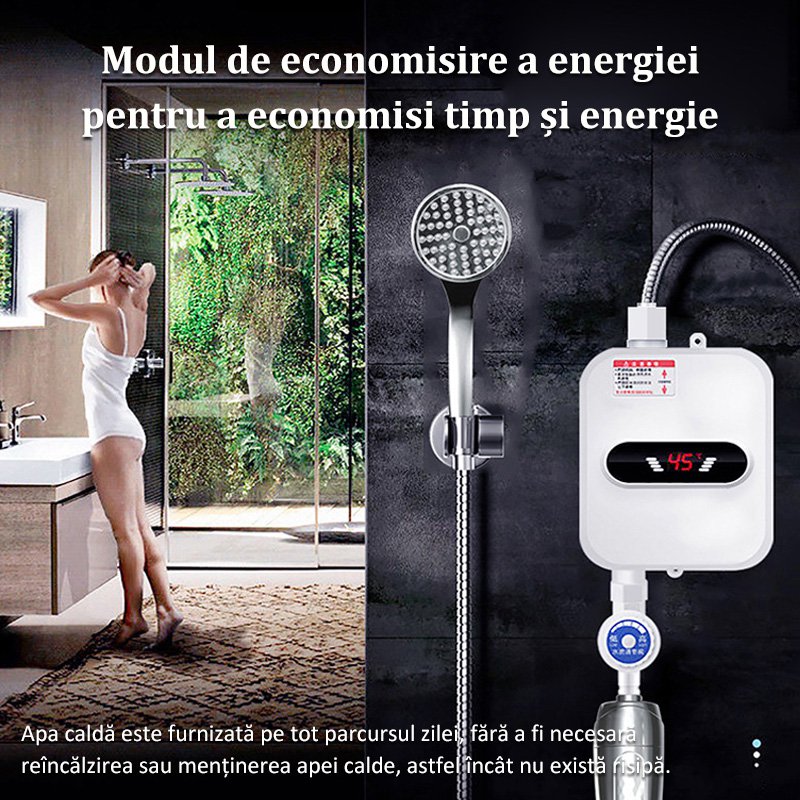 Boiler cu apă caldă instantanee și temperatură constantă