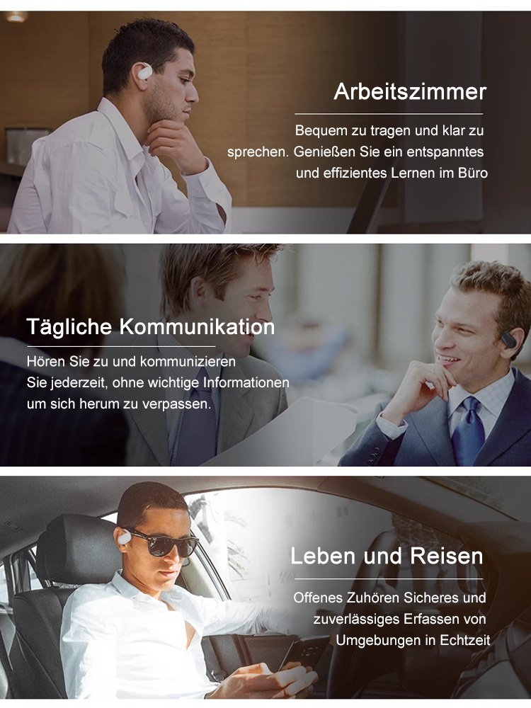 Over-Ear-Kopfhörer mit Geräuschunterdrückung und Ohrbügel