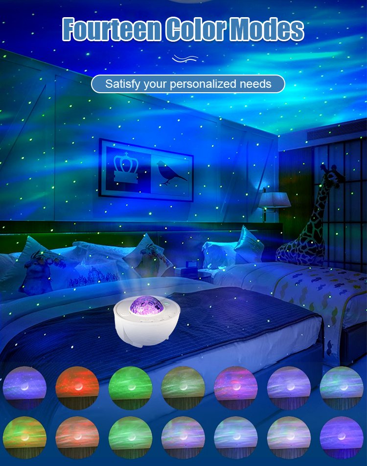 Starry sky projection atmosphere light