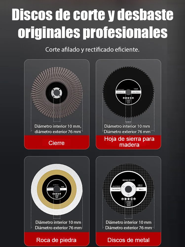 【Pantalla digital inteligente】Amoladora angular multifuncional alemana