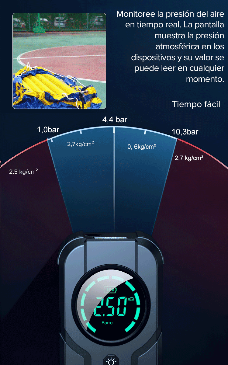 [Bomba dual alemana de alta presión] bomba de aire inteligente ultra silenciosa