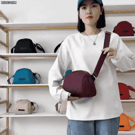 斜めかけ防水オックスフォード製バッグ