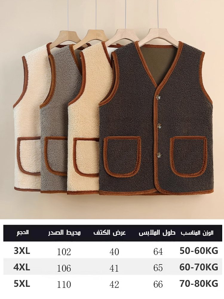 جاكيت فيست صوفي نسائي كلاسيكي دافئ من إيطاليا