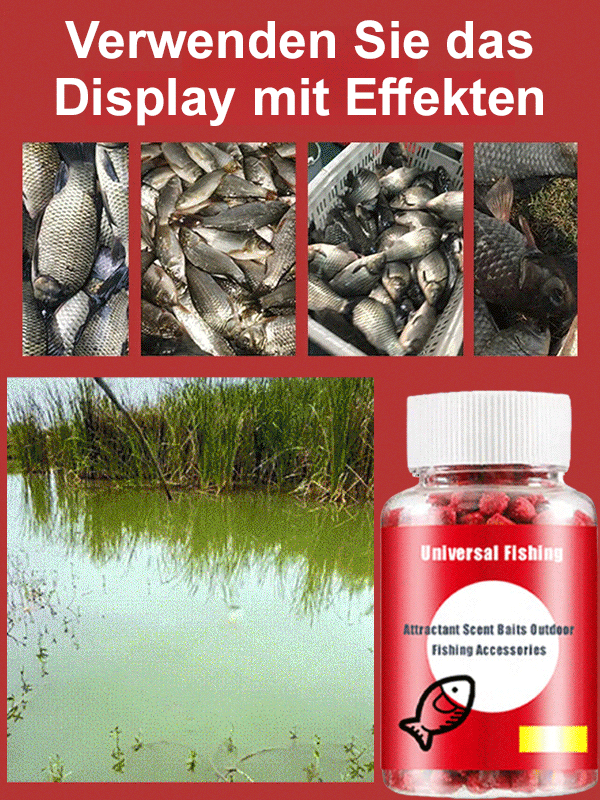 [Fische in Sekunden fangen] Angelköder mit verbessertem Geschmack