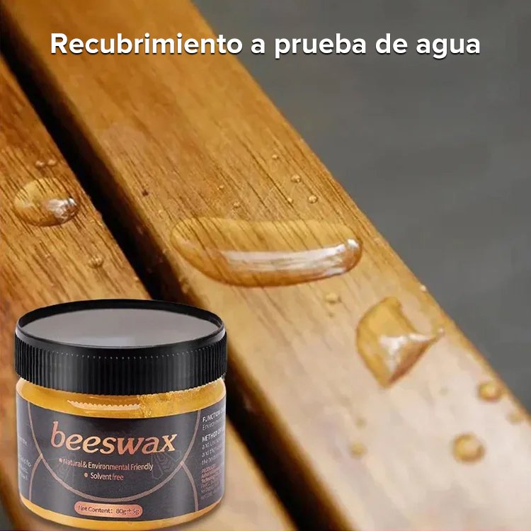 Cera de abeja para pulir muebles y pisos de madera