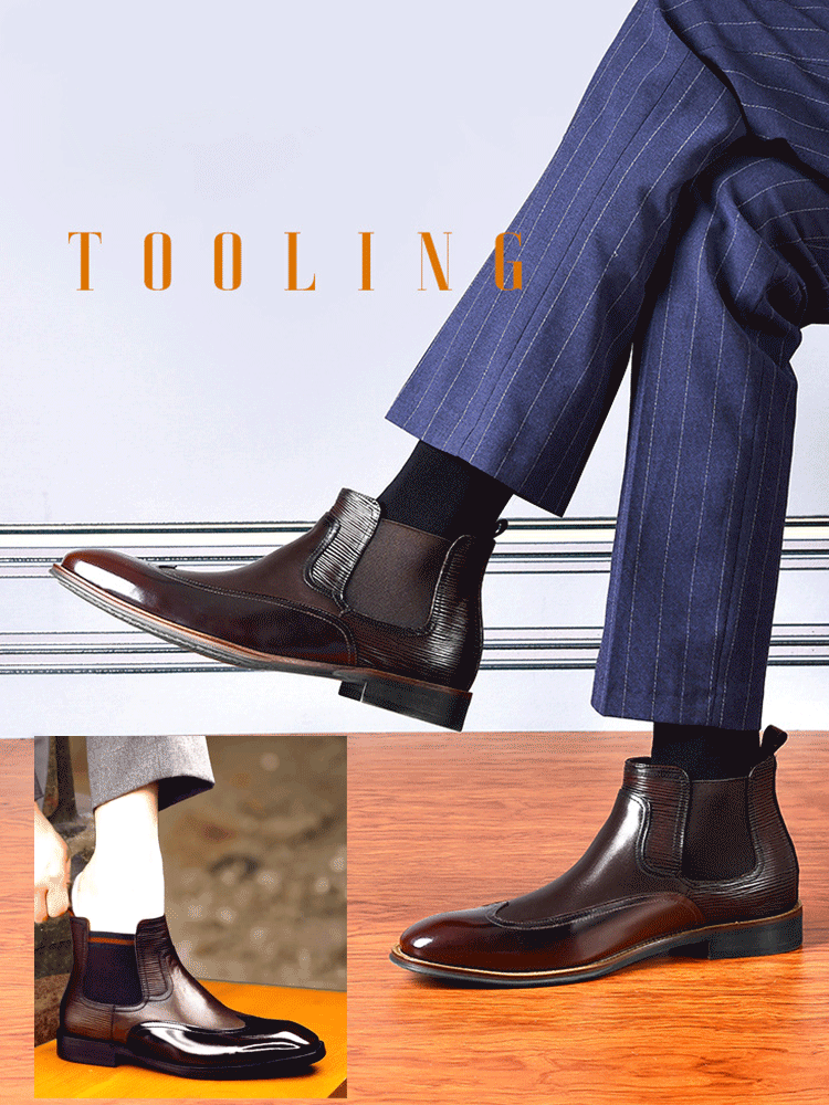 メンズチェルシーブーツ