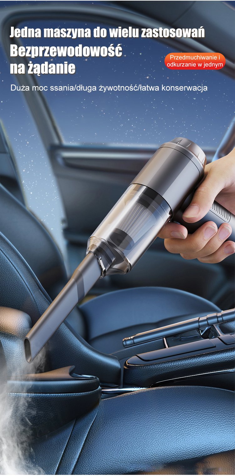 Przenośny odkurzacz wielofunkcyjny na biurku