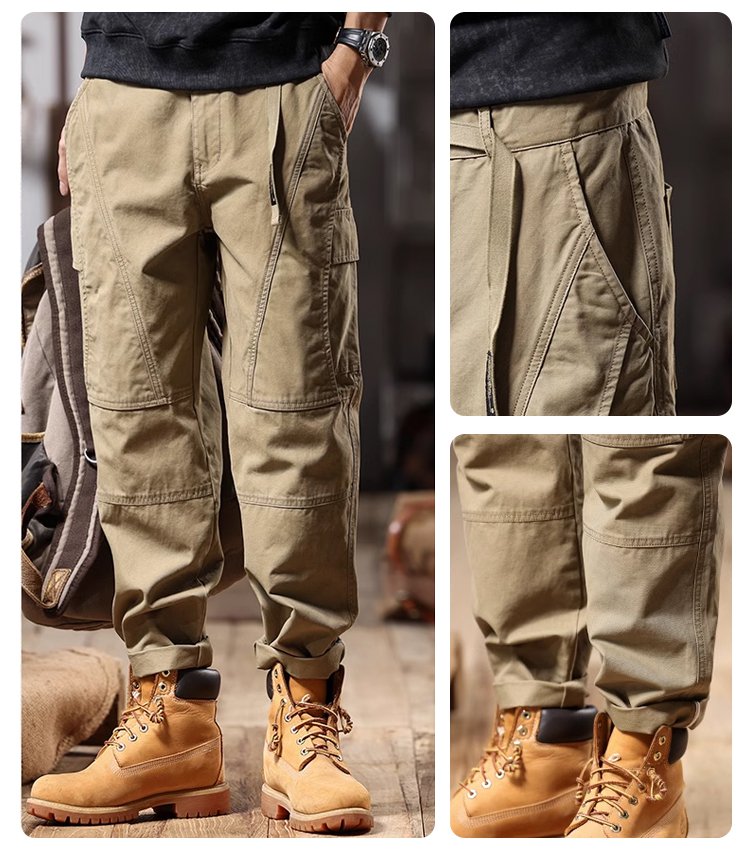 캐주얼 일자 카고 팬츠