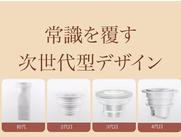 浴室排水口用多用途キャップ