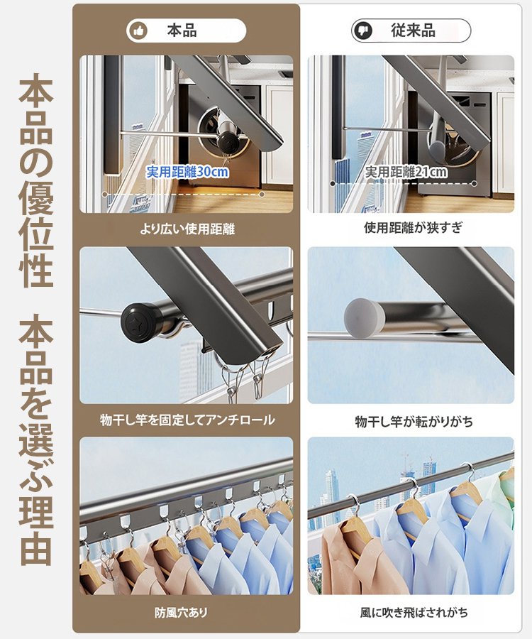 折りたたみ式三角形物干しラック