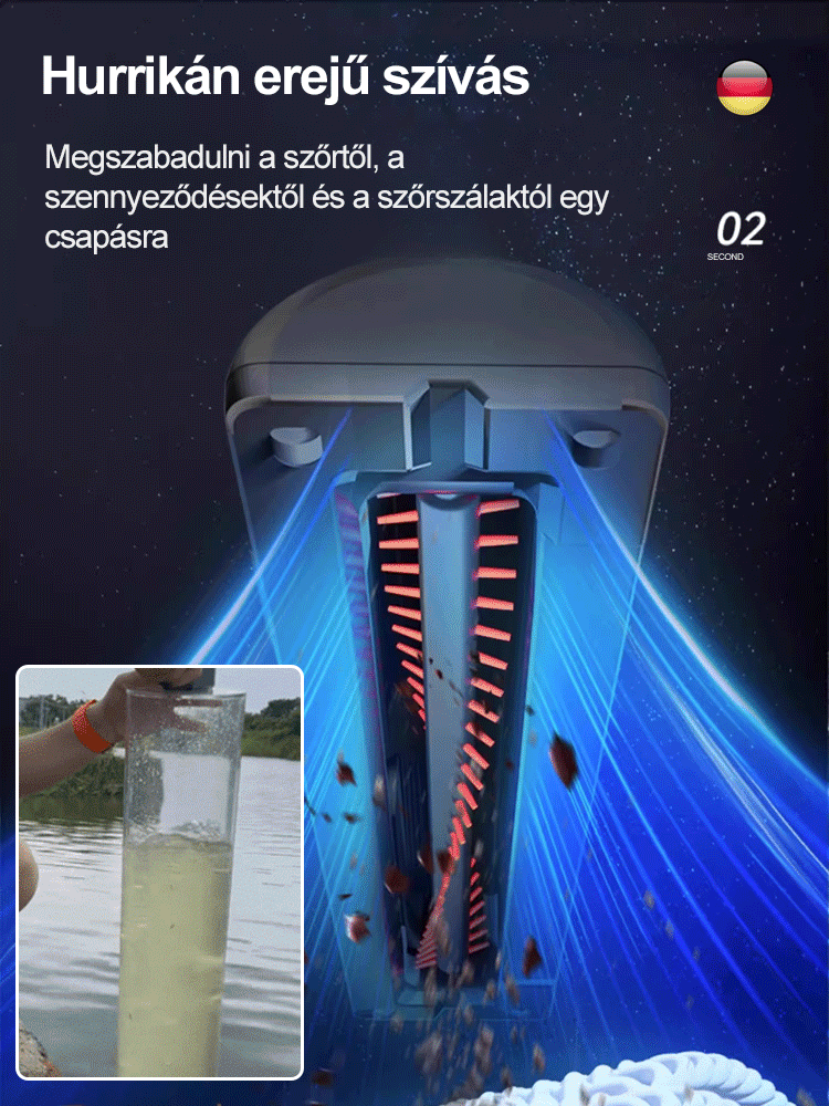 Vezeték nélküli hordozható autó és otthoni porszívó