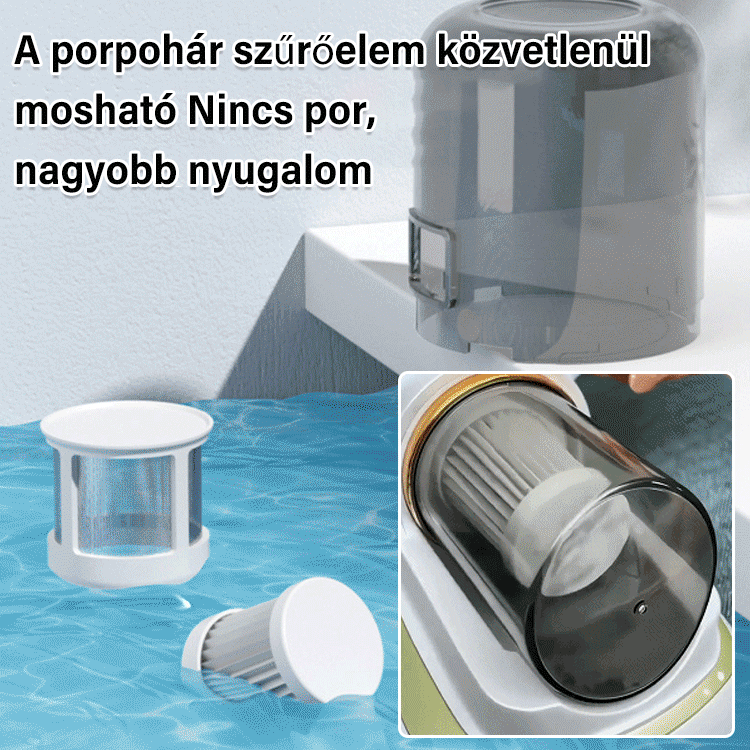 【Mély atka tisztítás】Ultraibolya sterilizálás vezeték nélküli atka eltávolító