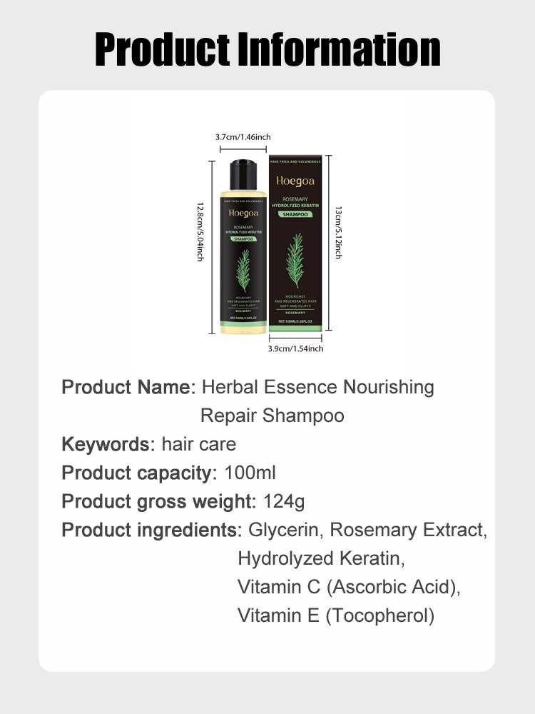 【The less hair, the better effect】Herbal Essence Nourishing Repair Shampoo