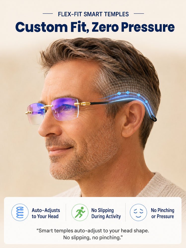 Smart Anti-Blue Light Bifocal Reading Glasses